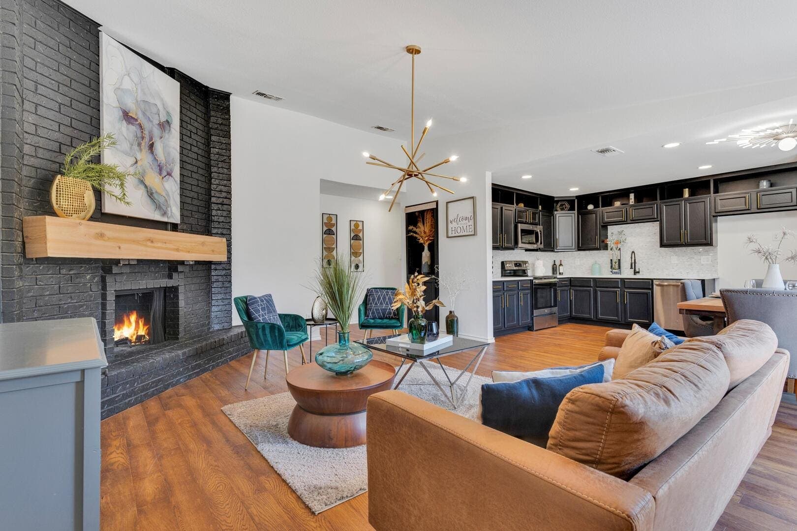 Living room of home.